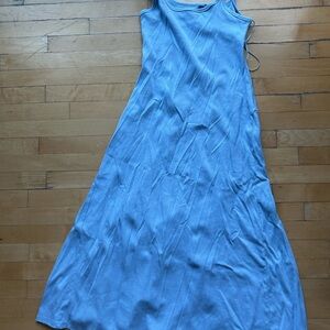 Old Navy Blue Tiered Maxi Sundress